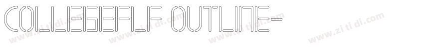CollegeFLF Outline字体转换